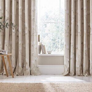 Laura Ashley Magnolia Grove Curtains 2 Panels (36" x 108")